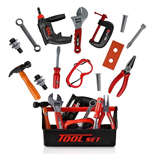 22pcs kids tool set - set, play