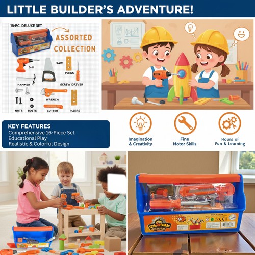 Deluxe piece construction - 16-piece,